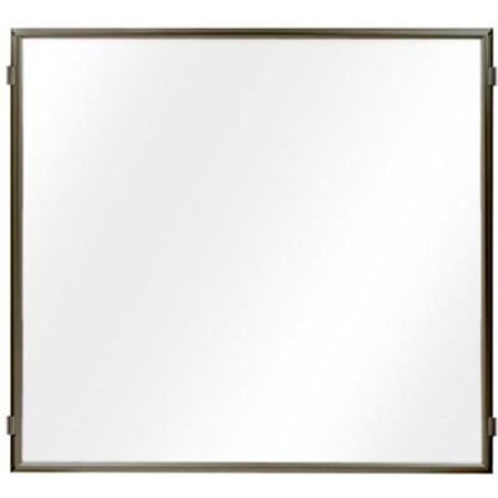 LAVI INDUSTRIES , Hinged Frame Sign Panel/Barrier, , 48" x 48", Satin Aluminum 50-HFP1005/MB/CL